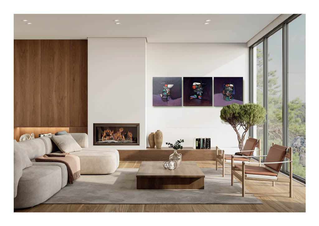 Gemäldeserie ZYKLUS LEBEN – 28 Ölgemälde