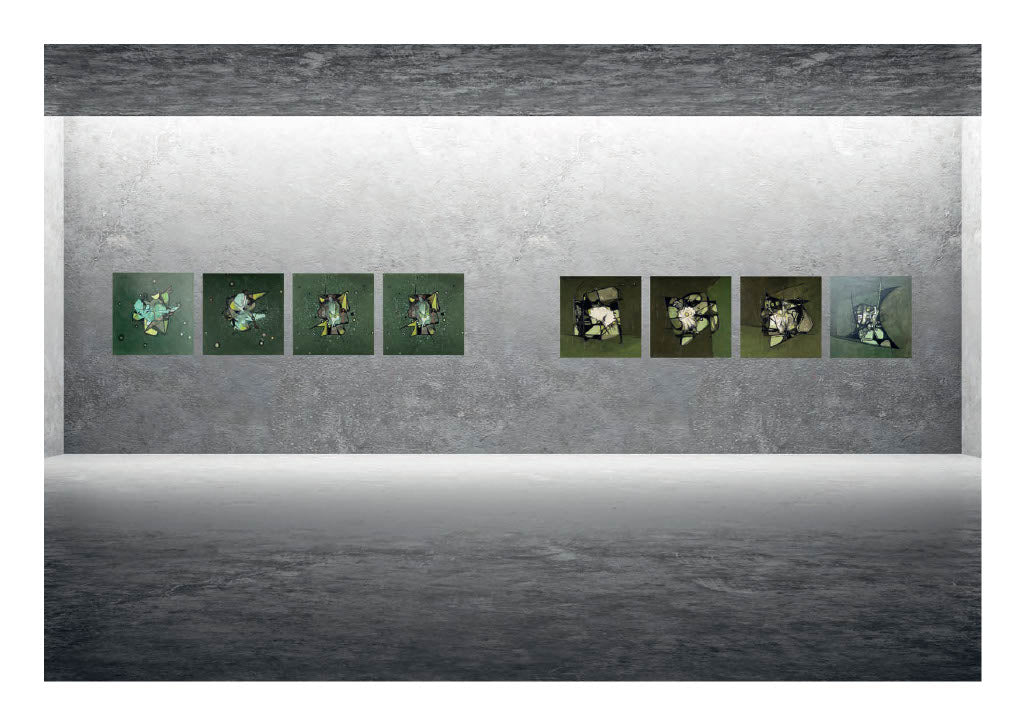 Gemäldeserie ZYKLUS LEBEN – 28 Ölgemälde