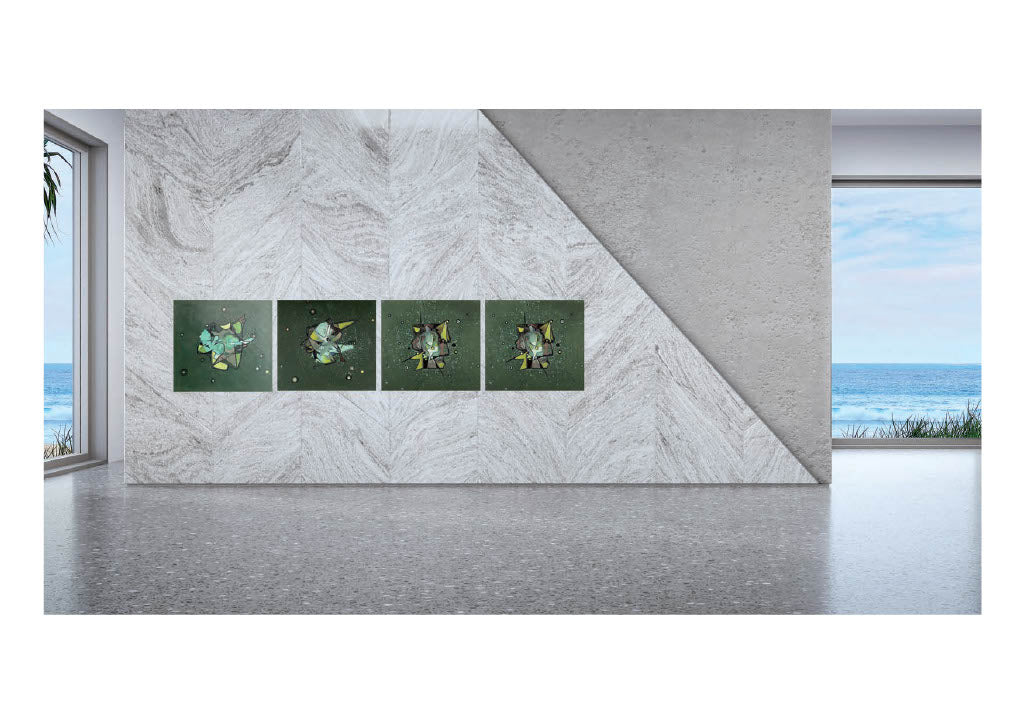 Gemäldeserie ZYKLUS LEBEN – 28 Ölgemälde