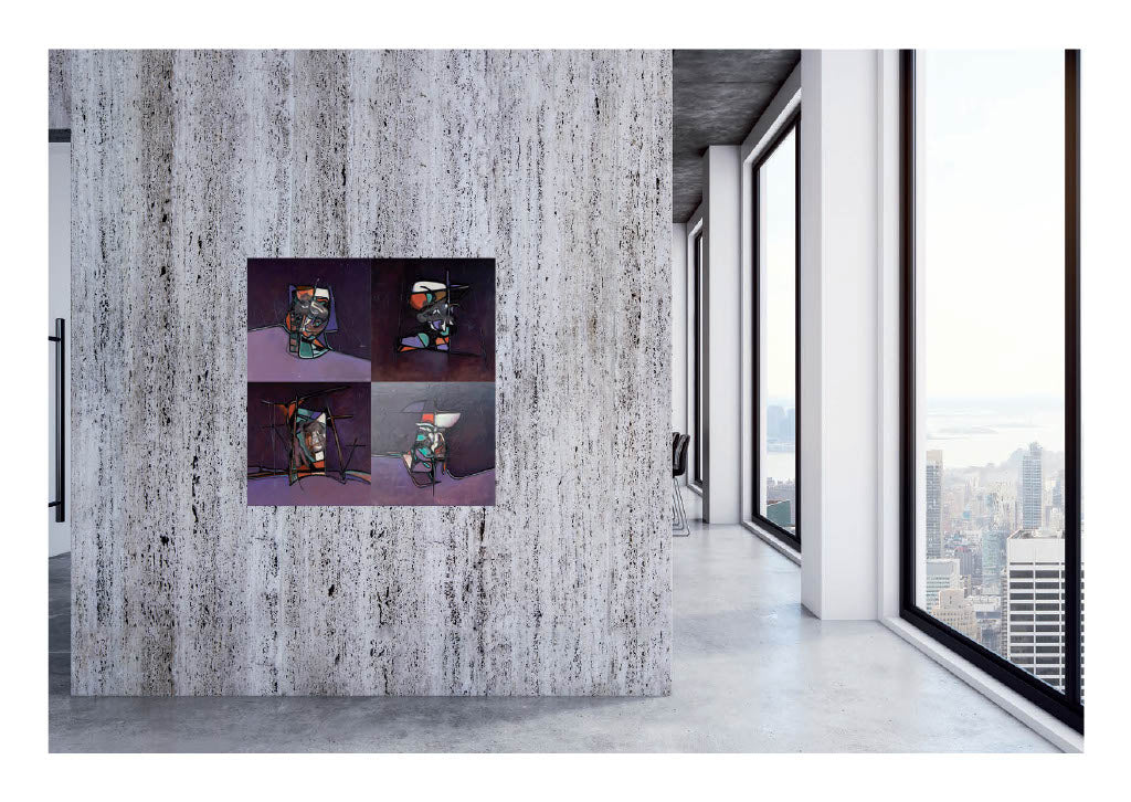 Gemäldeserie ZYKLUS LEBEN – 28 Ölgemälde