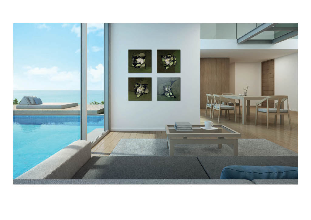 Gemäldeserie ZYKLUS LEBEN – 28 Ölgemälde