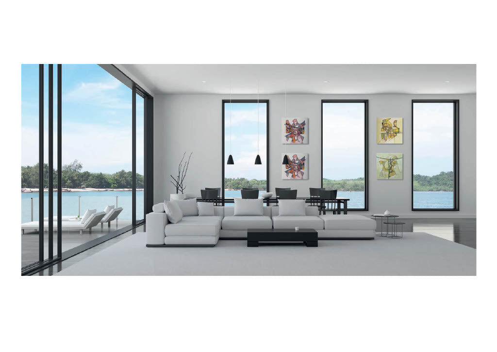 Gemäldeserie ZYKLUS LEBEN – 28 Ölgemälde