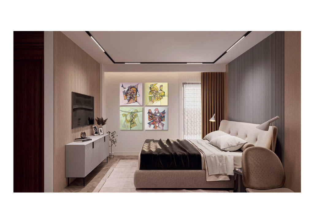 Gemäldeserie ZYKLUS LEBEN – 28 Ölgemälde