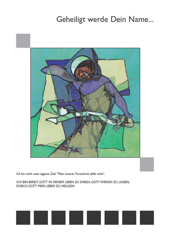 Gemäldeserie Vater Unser – 13 Ölgemälde (Unikat)