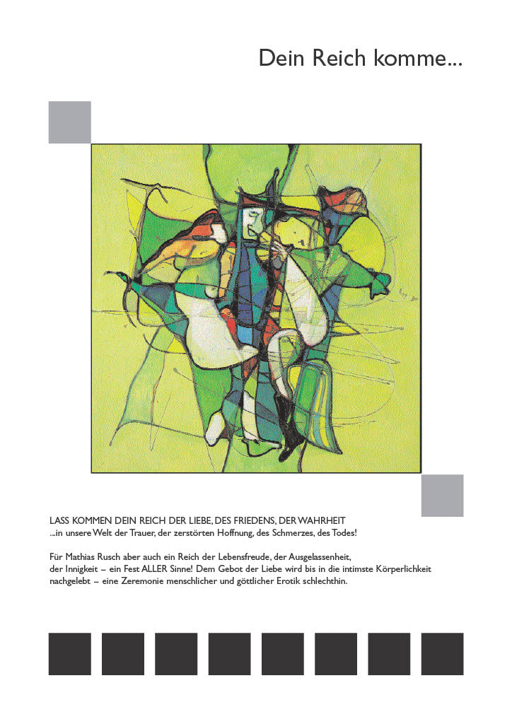 Gemäldeserie Vater Unser – 13 Ölgemälde (Unikat)