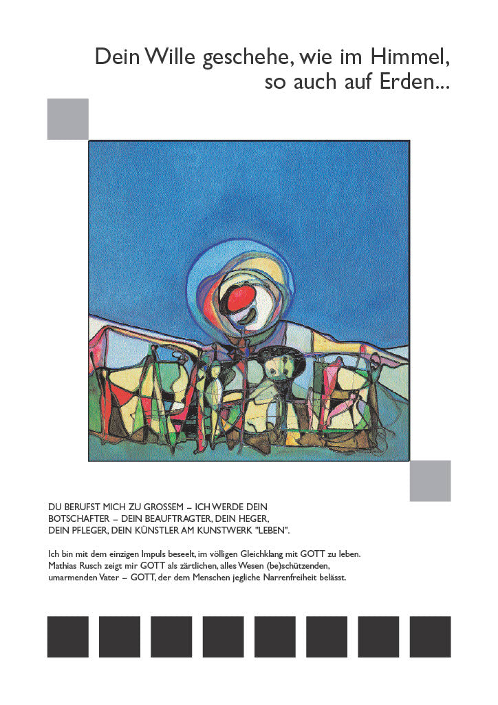 Gemäldeserie Vater Unser – 13 Ölgemälde (Unikat)