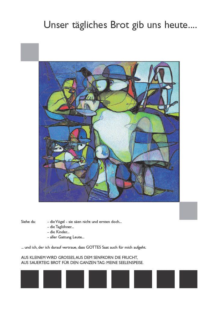 Gemäldeserie Vater Unser – 13 Ölgemälde (Unikat)